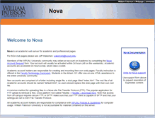 Tablet Screenshot of nova.wpunj.edu