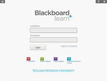 Tablet Screenshot of bb.wpunj.edu
